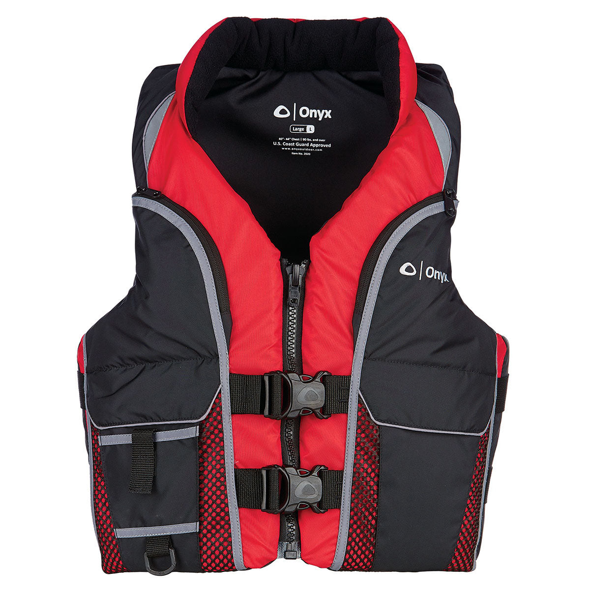 Onyx deluxe fishing hot sale life jacket